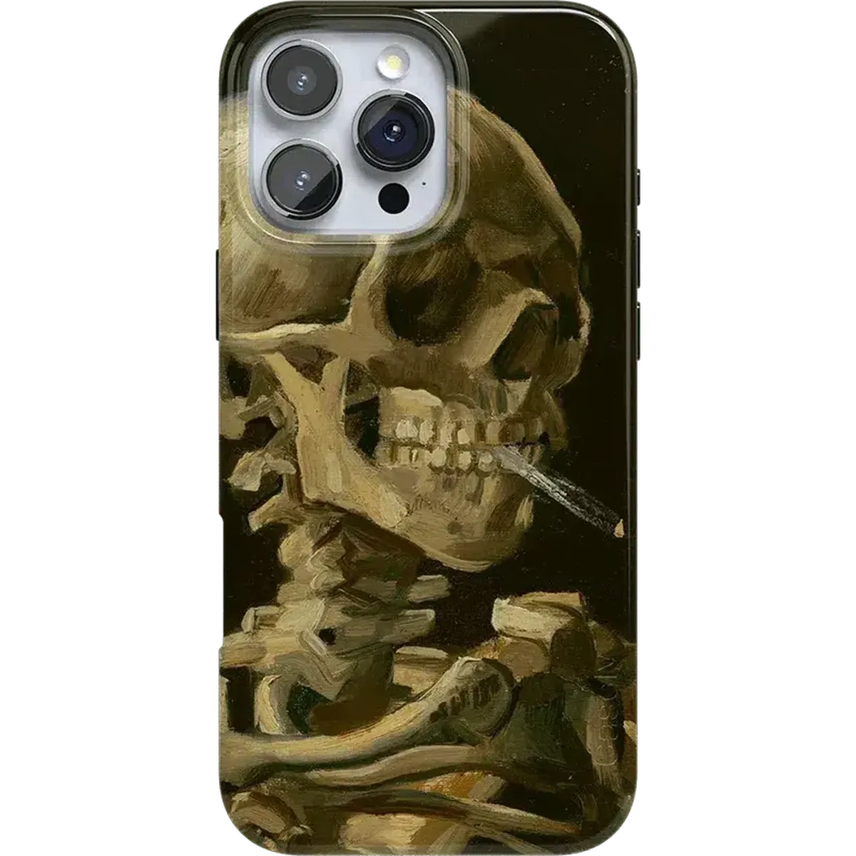 Van Gogh | Head of a Skeleton with a Burning Cigarette Phone Case - Image 11
