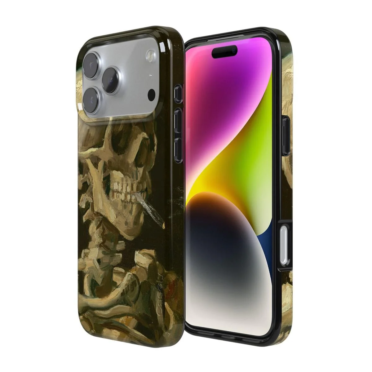Van Gogh | Head of a Skeleton with a Burning Cigarette Phone Case - Image 113