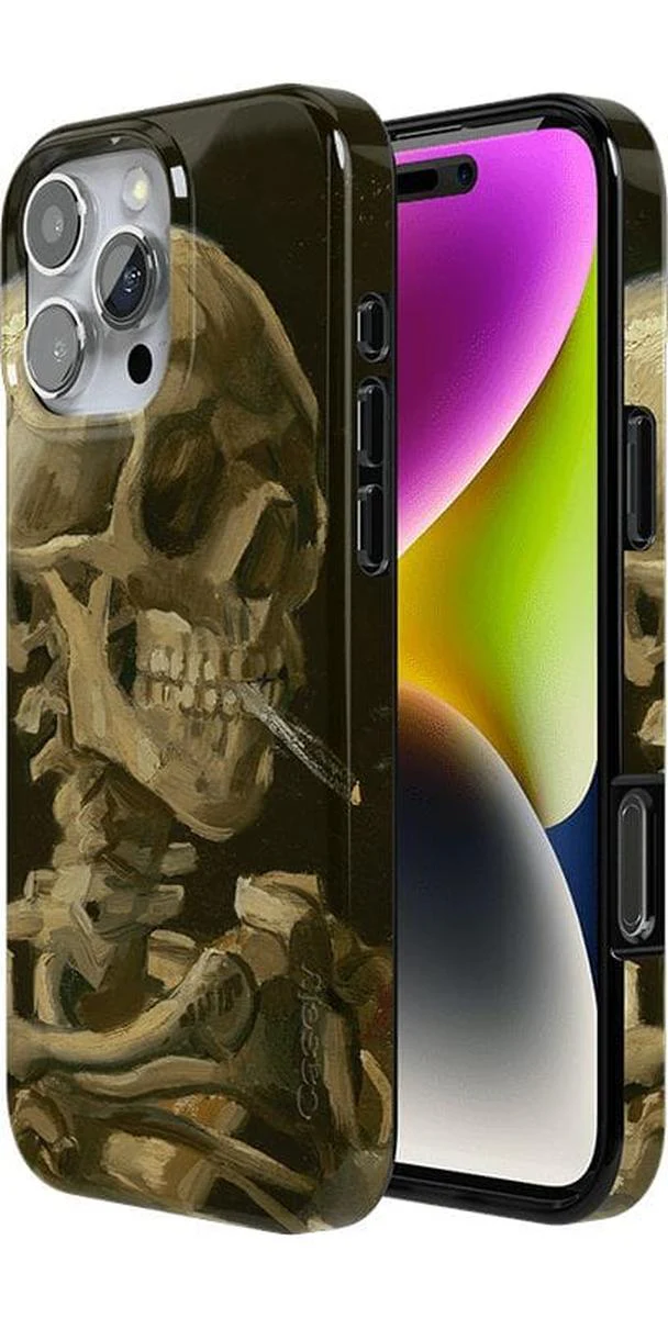 Van Gogh | Head of a Skeleton with a Burning Cigarette Phone Case - Image 12