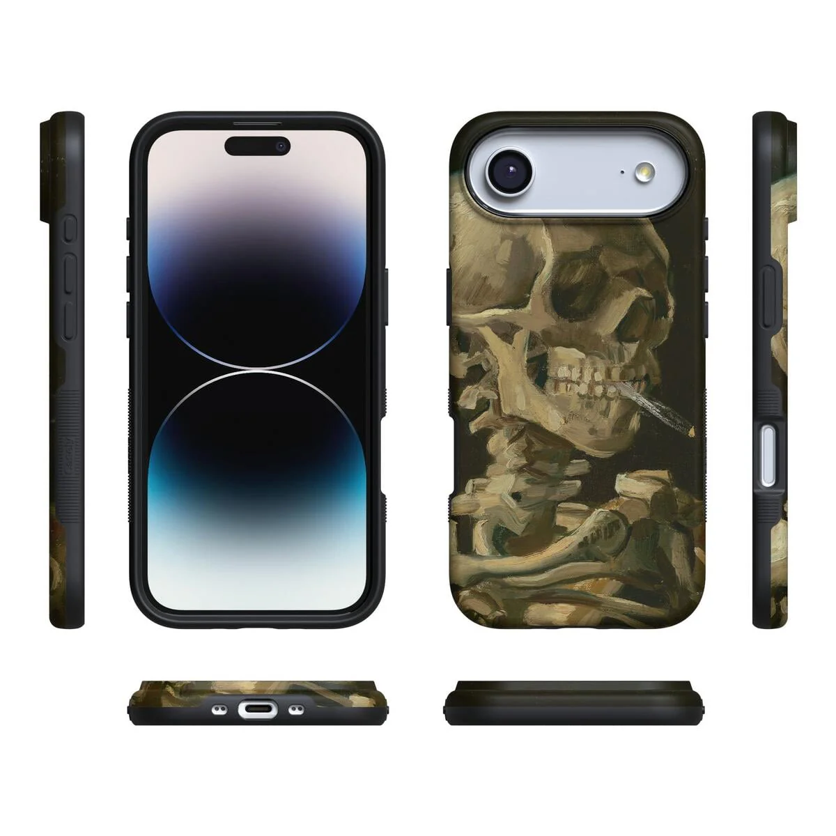 Van Gogh | Head of a Skeleton with a Burning Cigarette Phone Case - Image 138