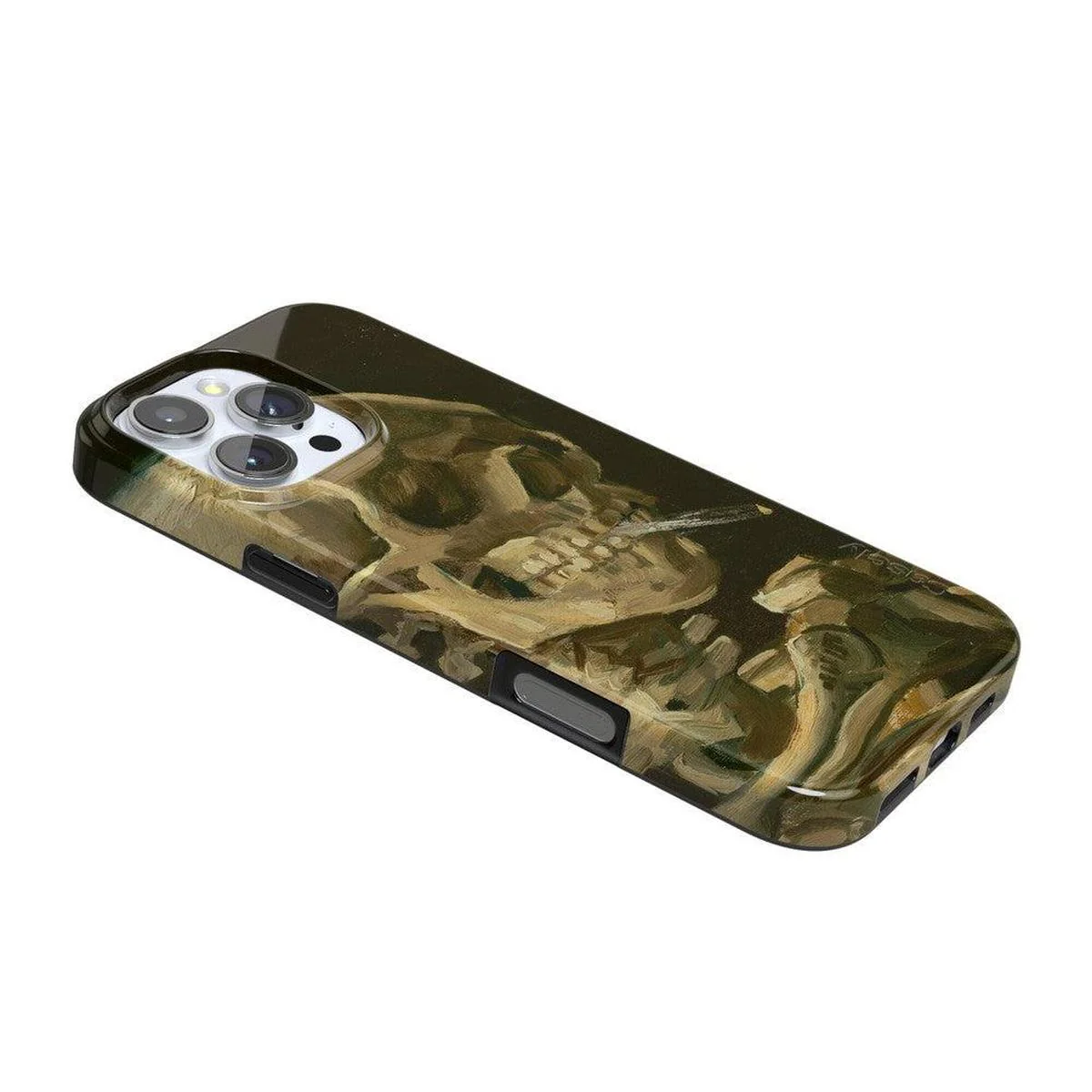 Van Gogh | Head of a Skeleton with a Burning Cigarette Phone Case - Image 14