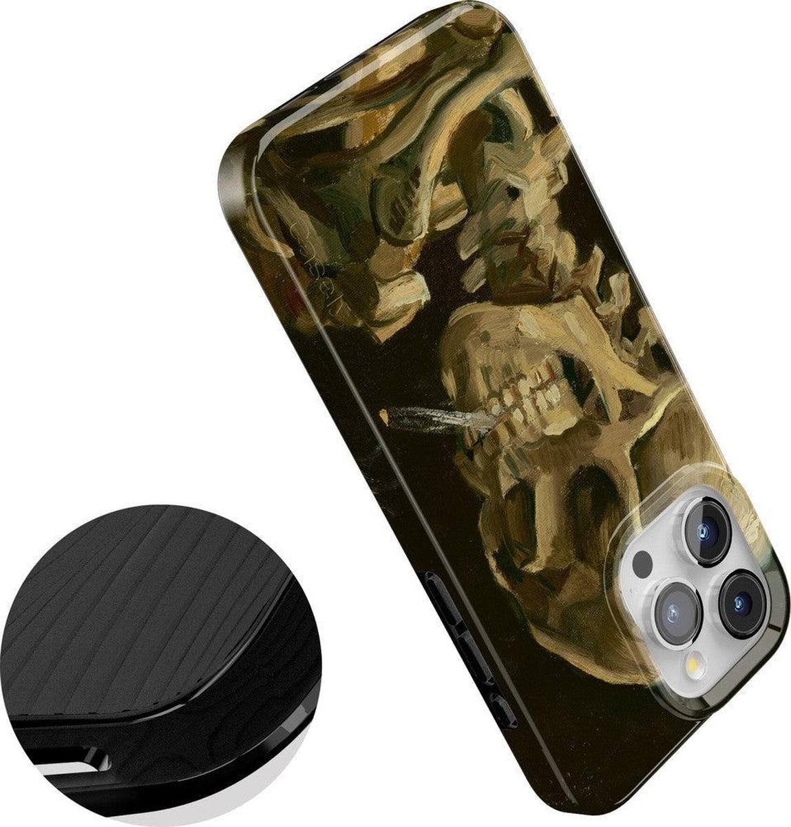 Van Gogh | Head of a Skeleton with a Burning Cigarette Phone Case - Image 36