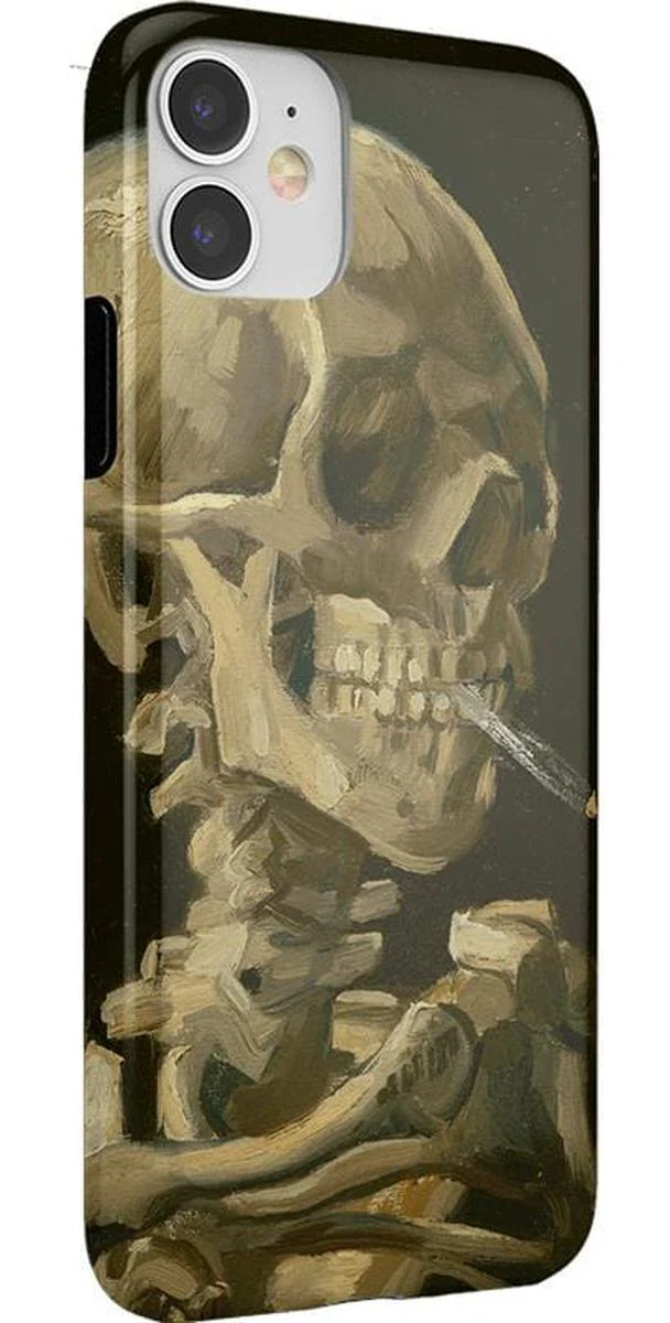Van Gogh | Head of a Skeleton with a Burning Cigarette Phone Case - Image 52