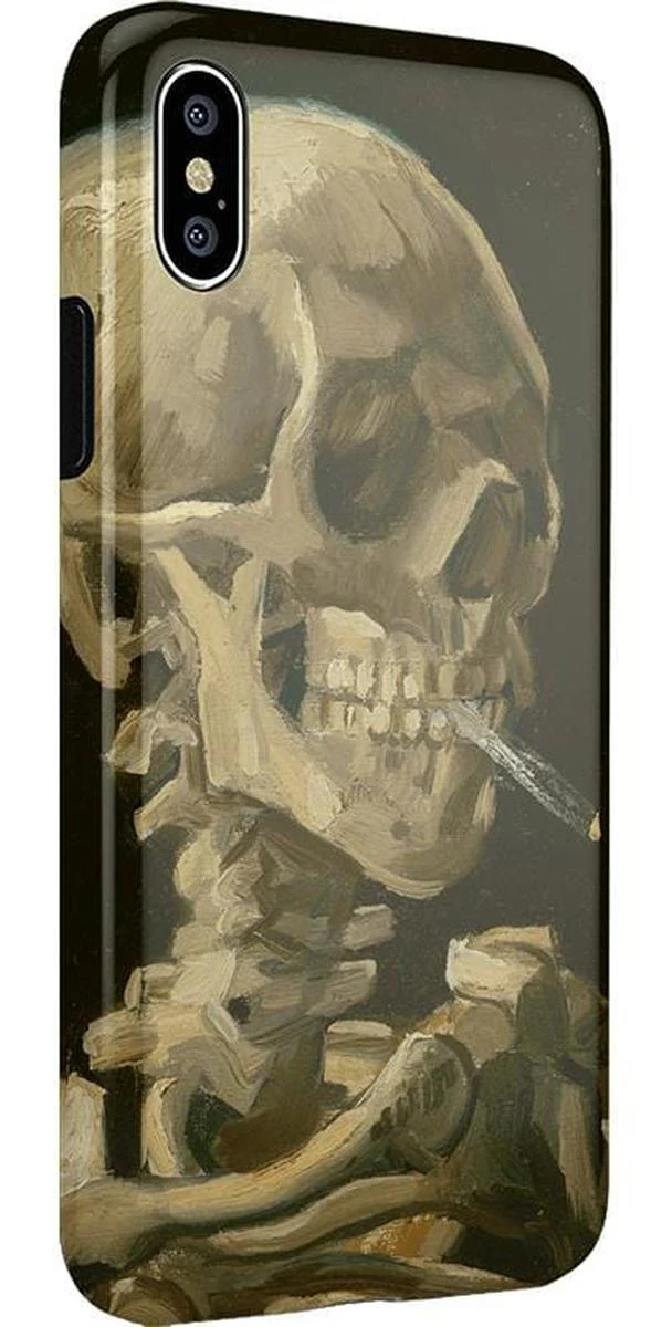 Van Gogh | Head of a Skeleton with a Burning Cigarette Phone Case - Image 58