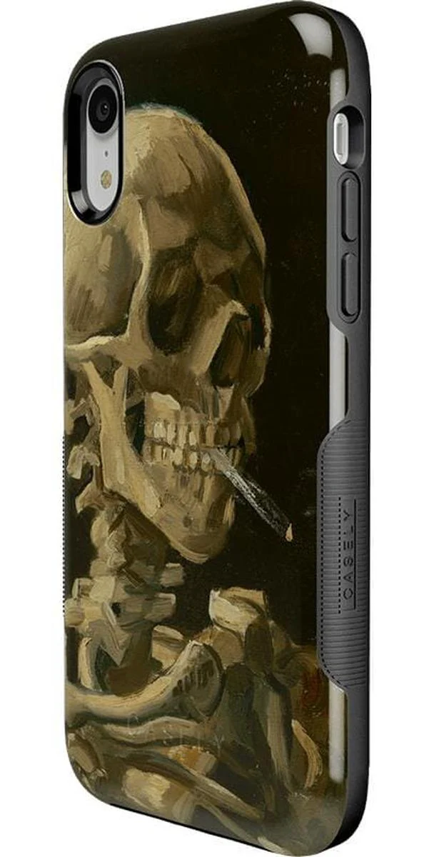 Van Gogh | Head of a Skeleton with a Burning Cigarette Phone Case - Image 76