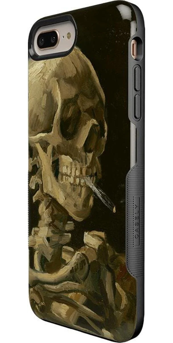 Van Gogh | Head of a Skeleton with a Burning Cigarette Phone Case - Image 77