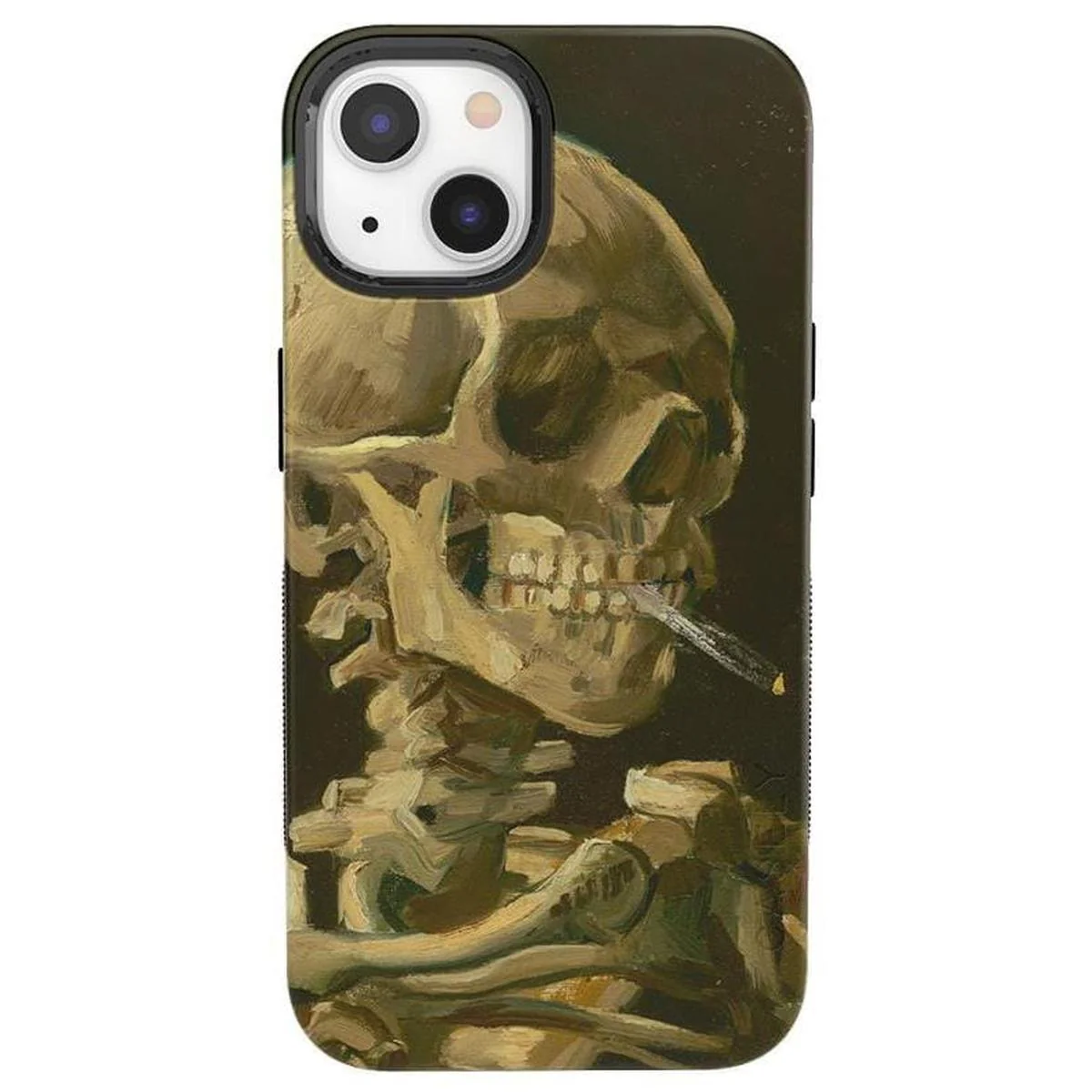 Van Gogh | Head of a Skeleton with a Burning Cigarette Phone Case - Image 86