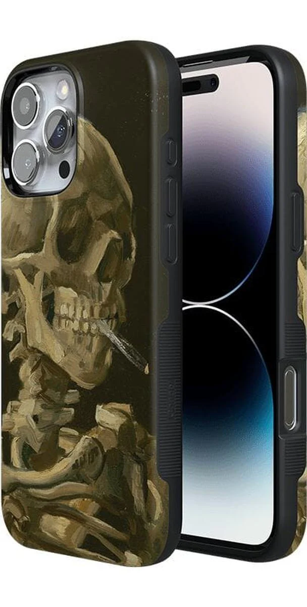 Van Gogh | Head of a Skeleton with a Burning Cigarette Phone Case - Image 92