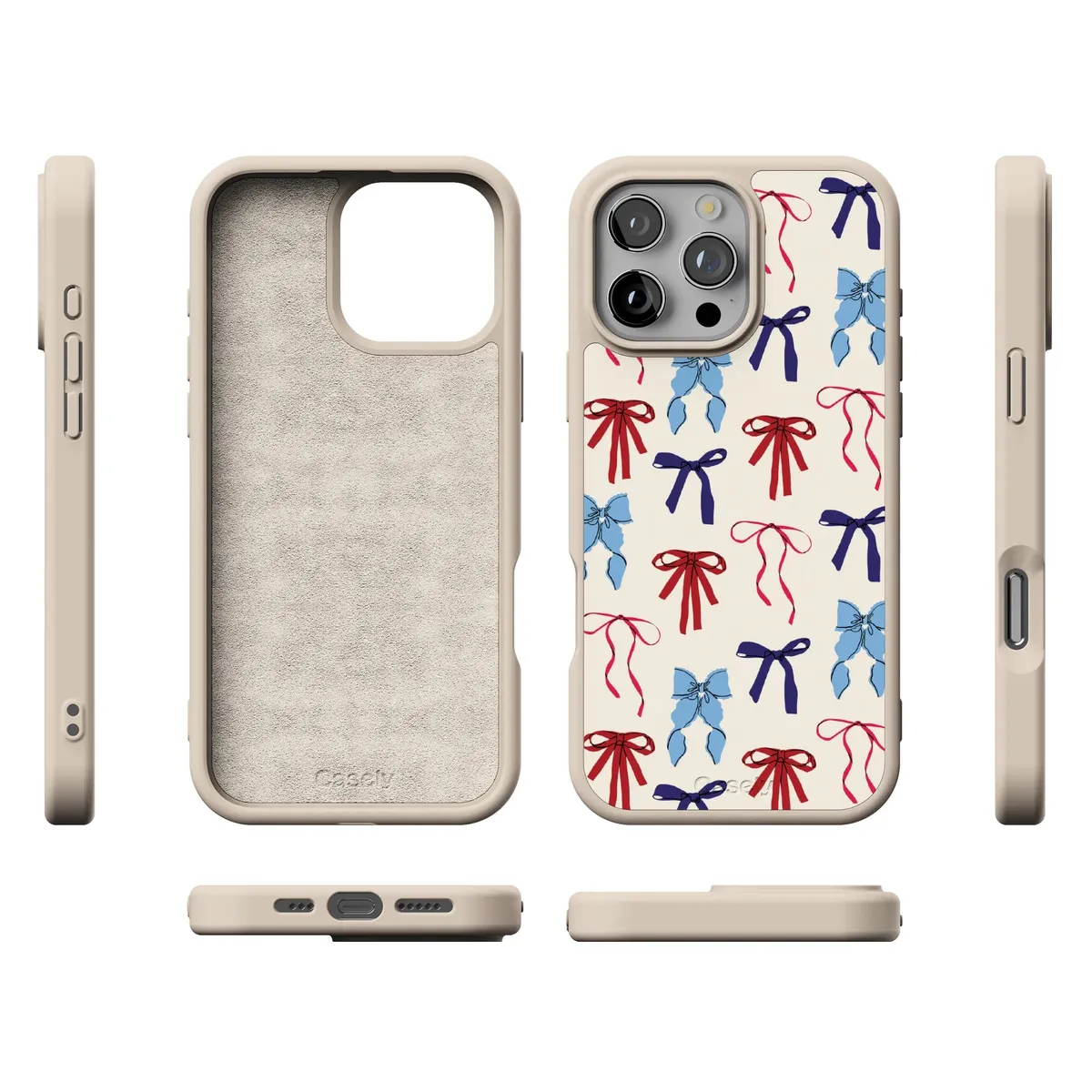American Girlie | Red White & Blue Bows Case - Image 183