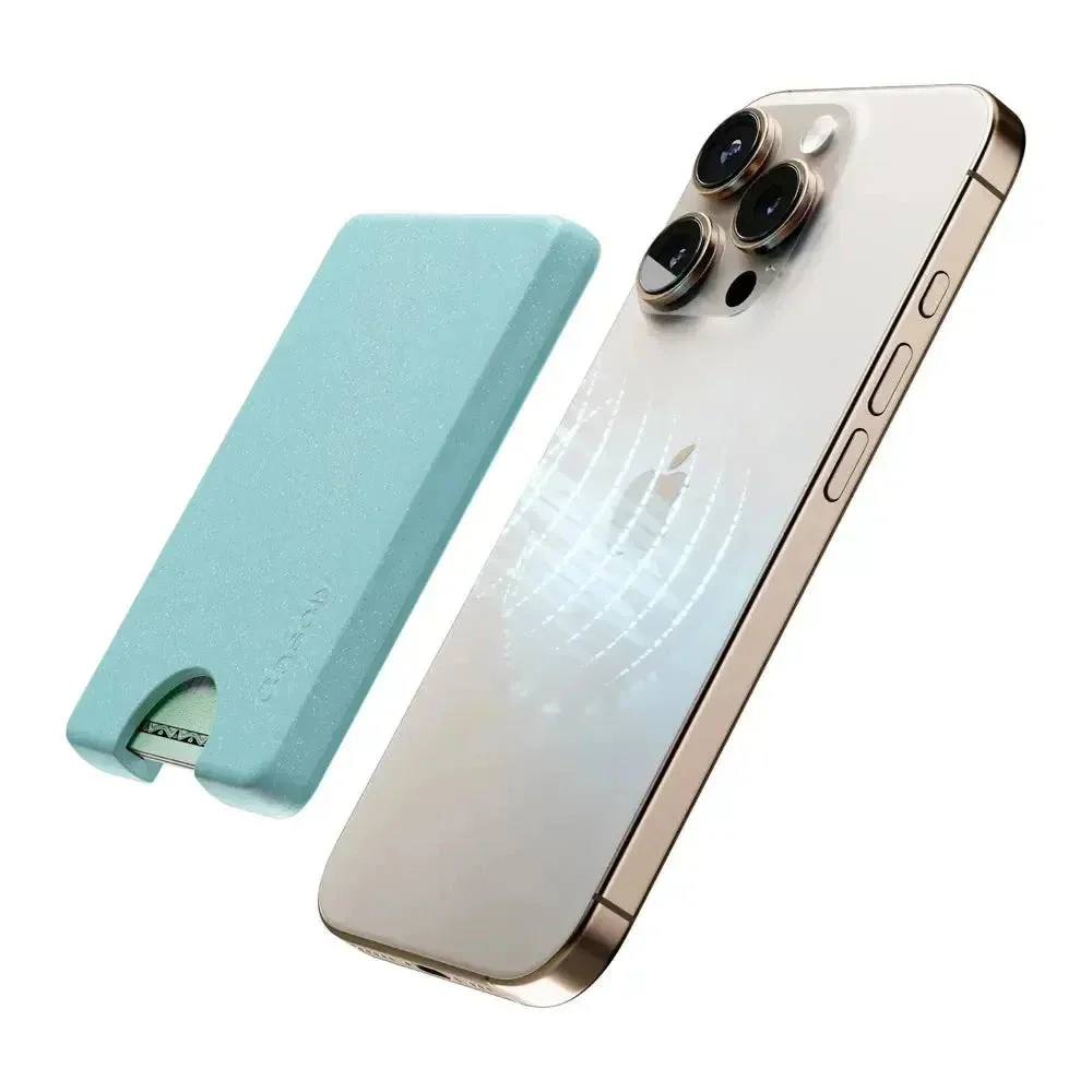 Aquamarine | Ocean Blue Shimmer MagWallet - Image 4