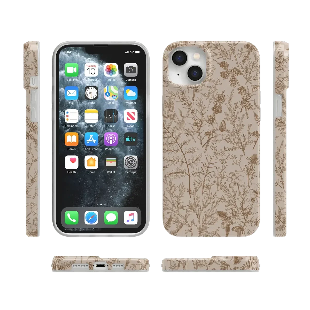 Beige Garden | Neutral Floral Case - Image 118