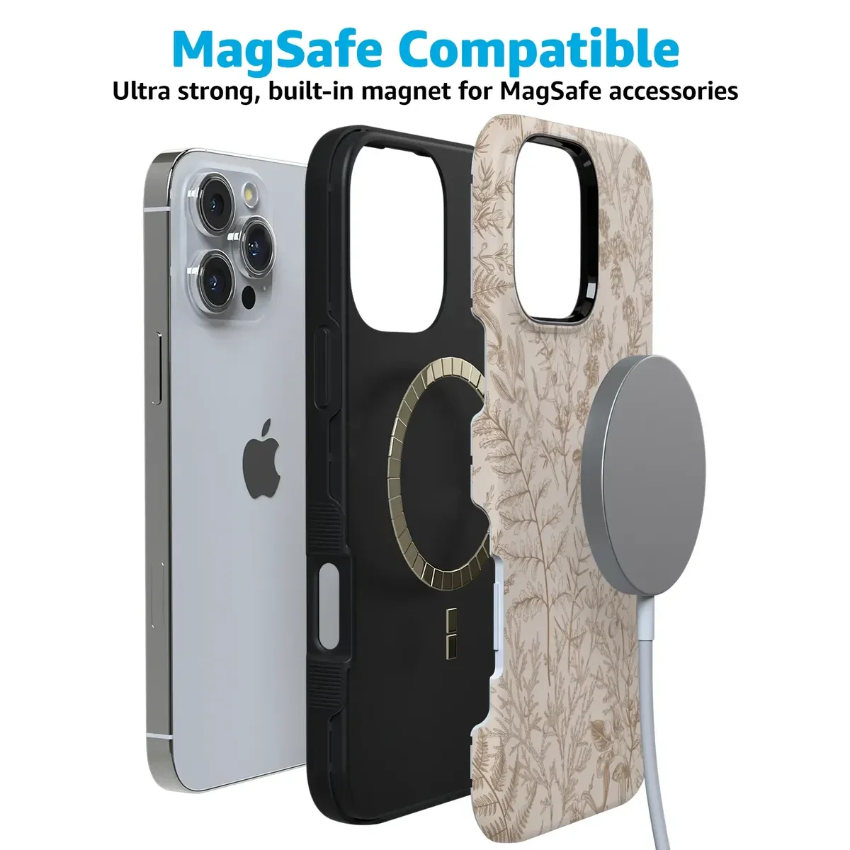 Beige Garden | Neutral Floral Case - Image 58