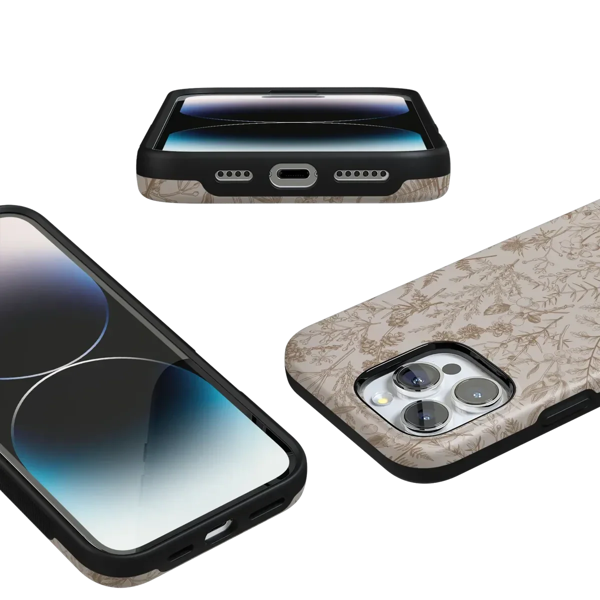 Beige Garden | Neutral Floral Case - Image 60