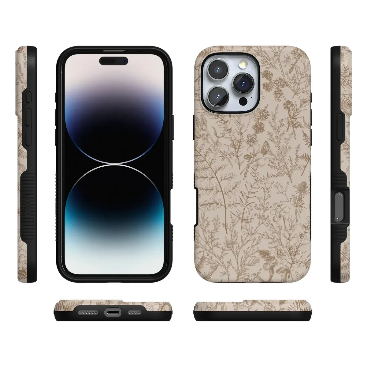 Beige Garden | Neutral Floral Case - Image 61