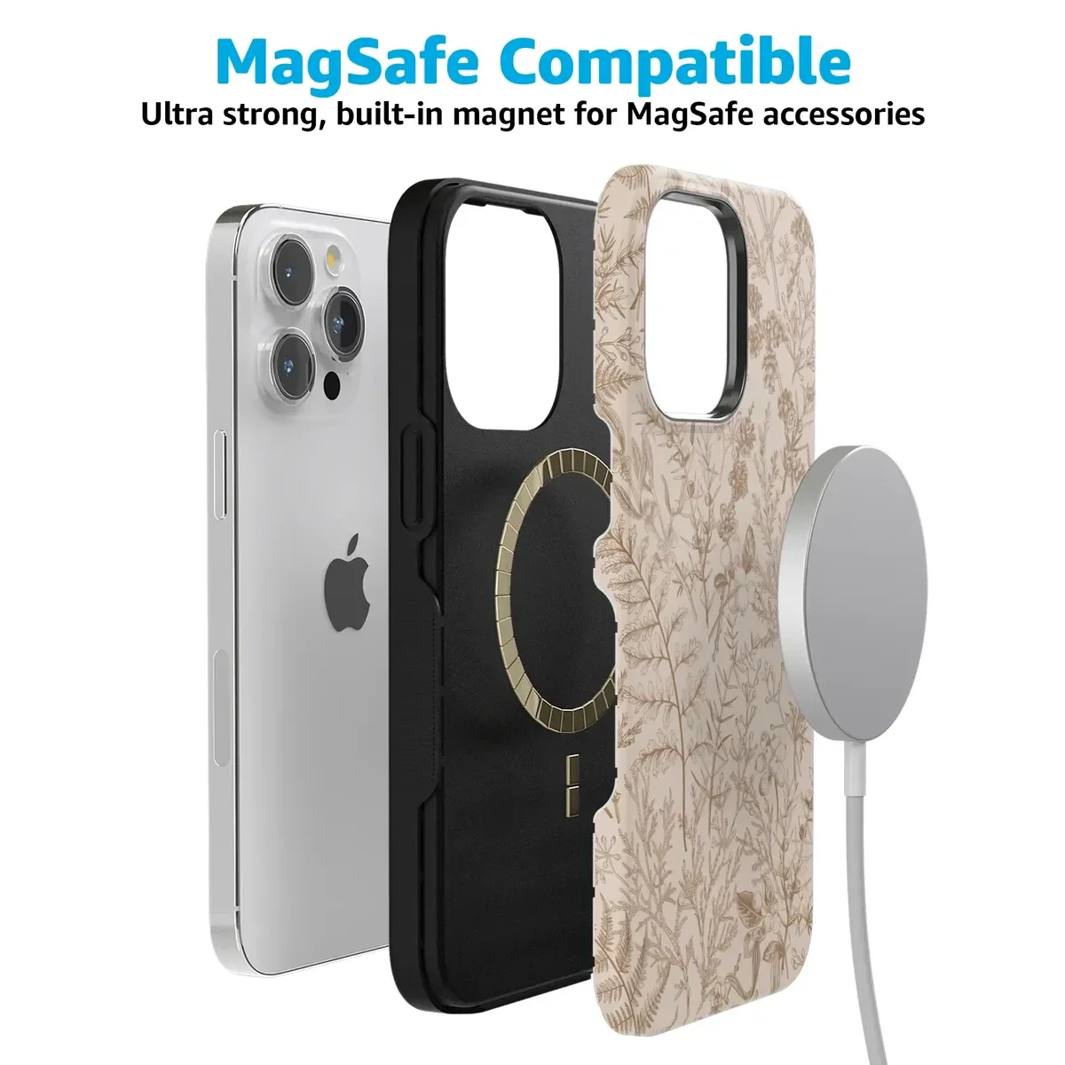 Beige Garden | Neutral Floral Case - Image 66