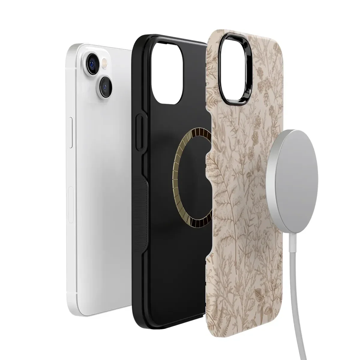 Beige Garden | Neutral Floral Case - Image 70