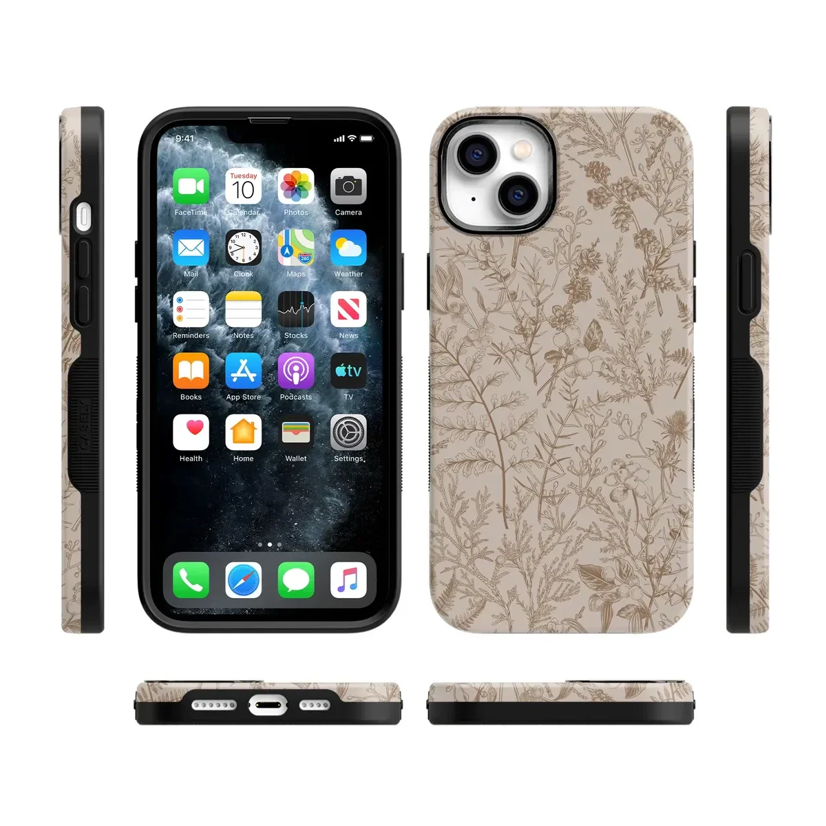 Beige Garden | Neutral Floral Case - Image 71