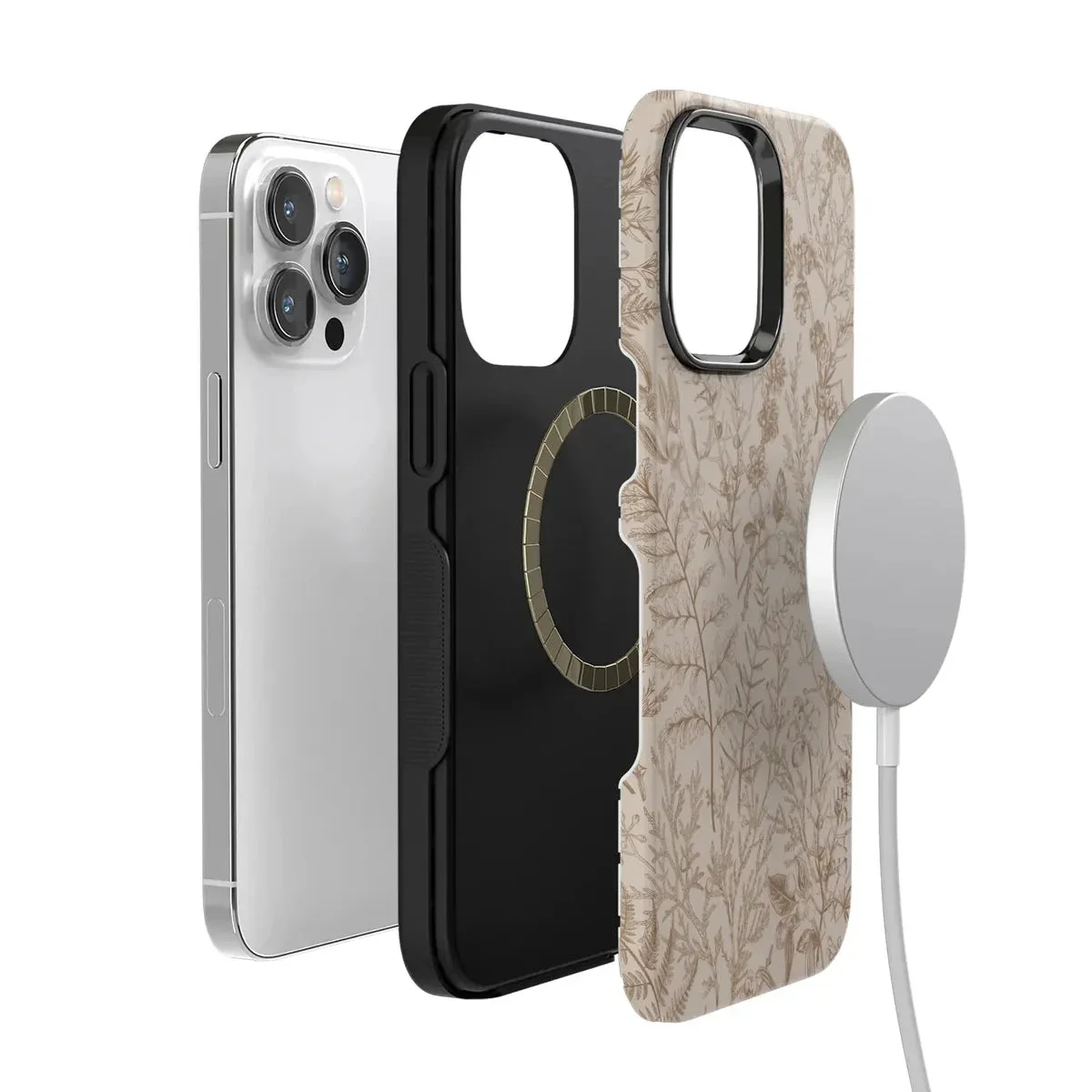 Beige Garden | Neutral Floral Case - Image 75