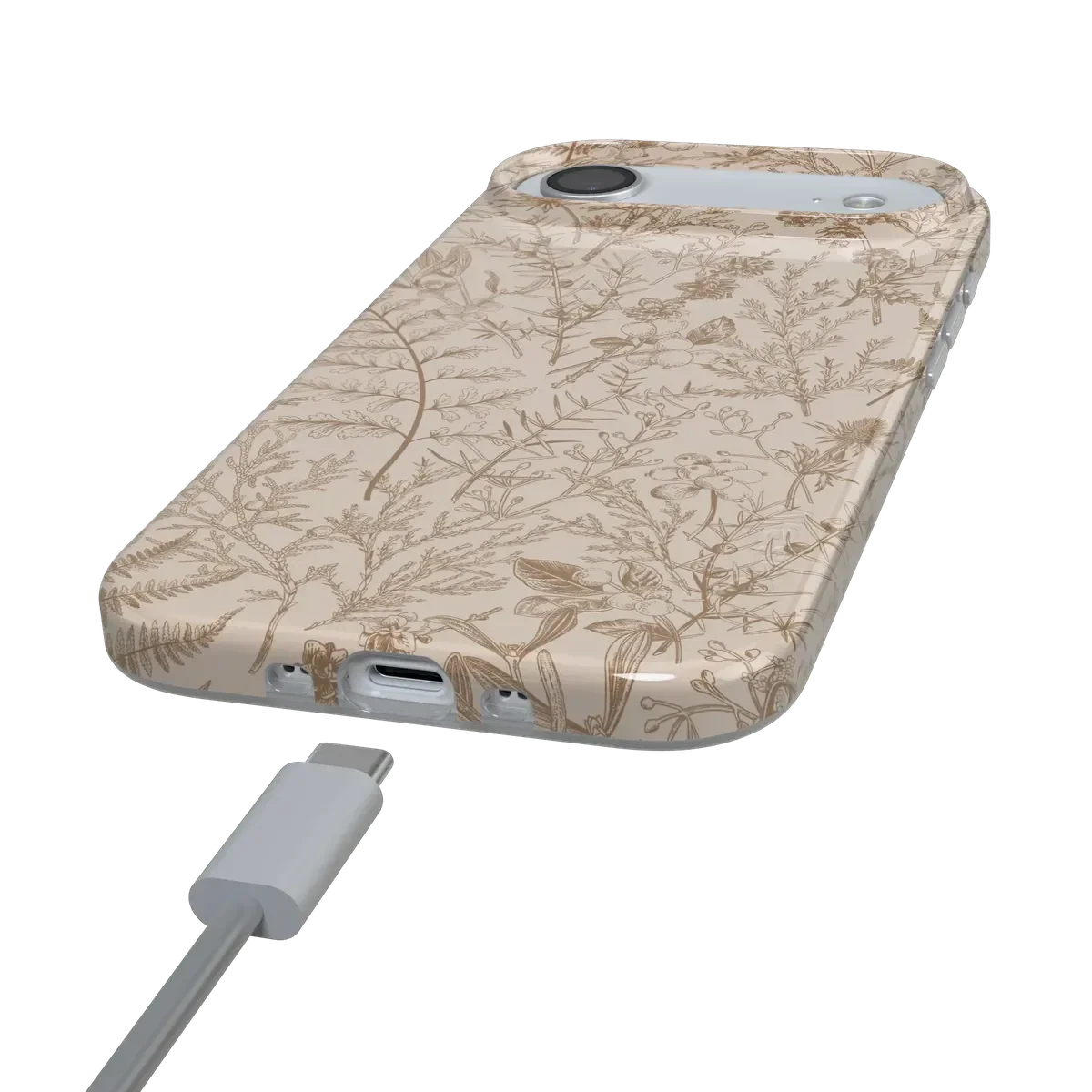 Beige Garden | Neutral Floral Case - Image 90