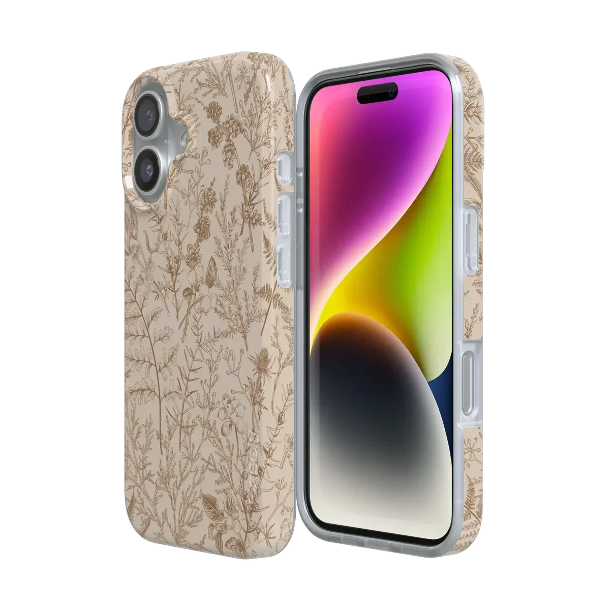 Beige Garden | Neutral Floral Case - Image 92