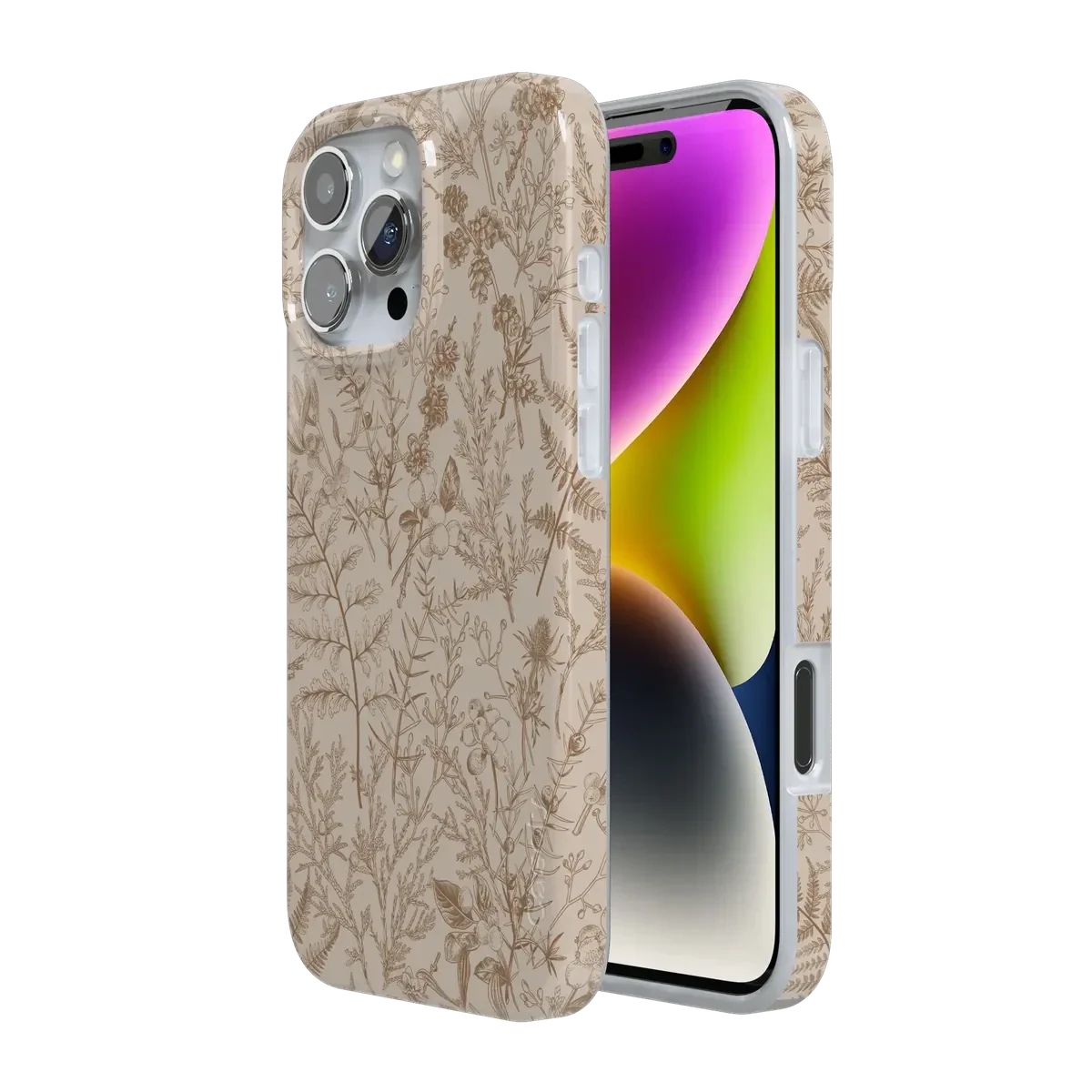 Beige Garden | Neutral Floral Case - Image 97