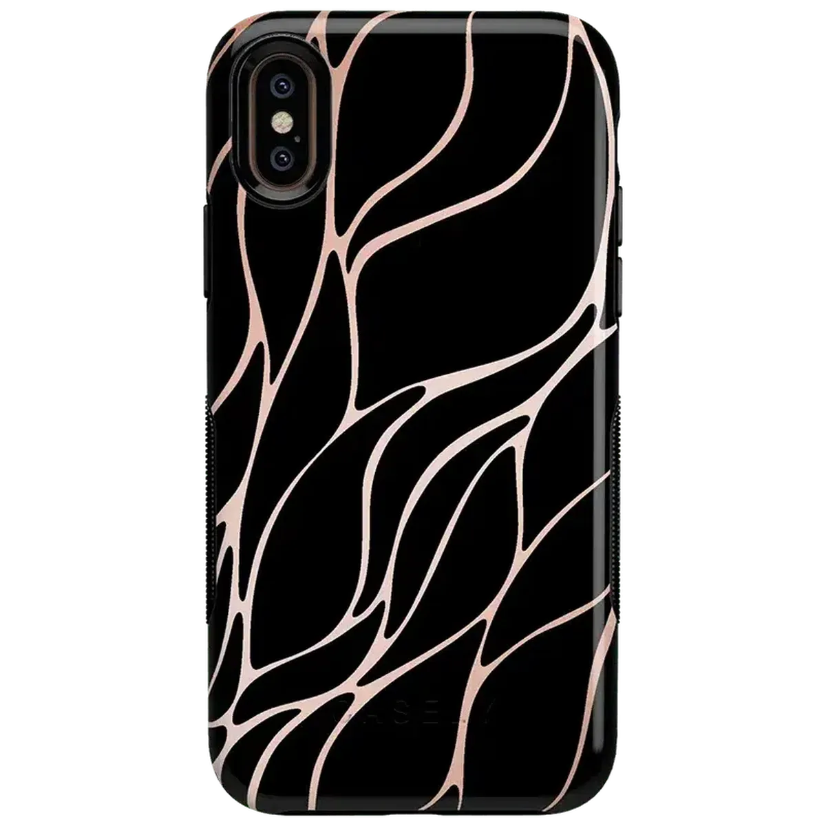 Midnight Ride | Black and Gold Metallic Waves Case - Image 34
