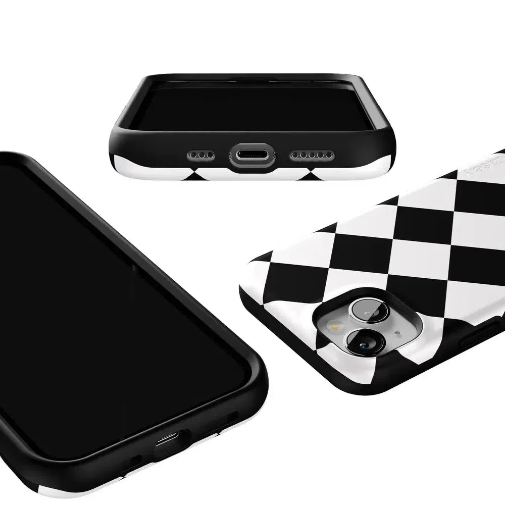 Black Checkerboard | High Contrast Design Case - Image 100