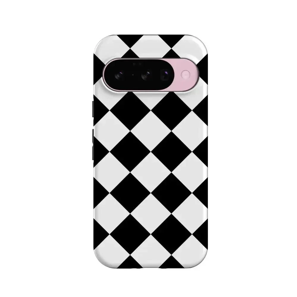 Black Checkerboard | High Contrast Design Case - Image 139