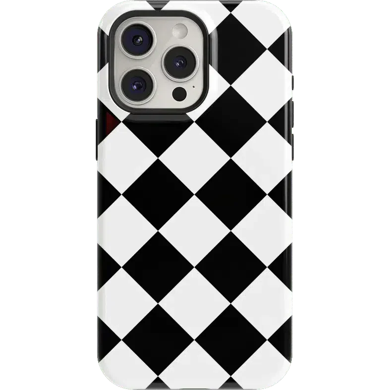 Black Checkerboard | High Contrast Design Case - Image 48