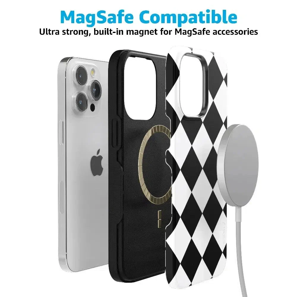 Black Checkerboard | High Contrast Design Case - Image 64