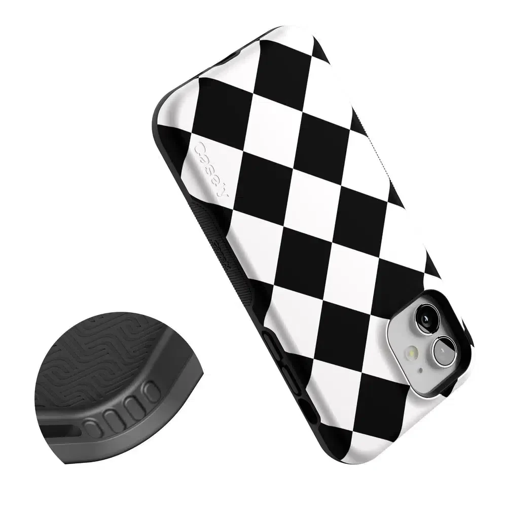 Black Checkerboard | High Contrast Design Case - Image 82