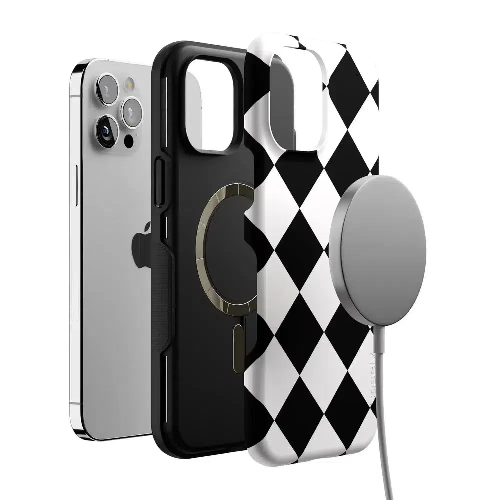 Black Checkerboard | High Contrast Design Case - Image 88
