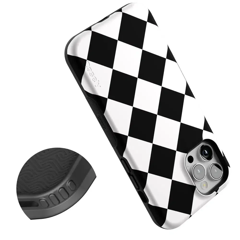 Black Checkerboard | High Contrast Design Case - Image 92