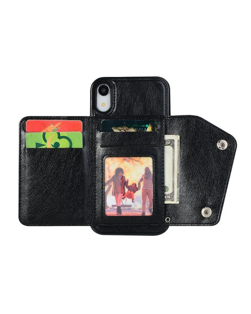Black Vegan Leather | Wallet Case - Image 11