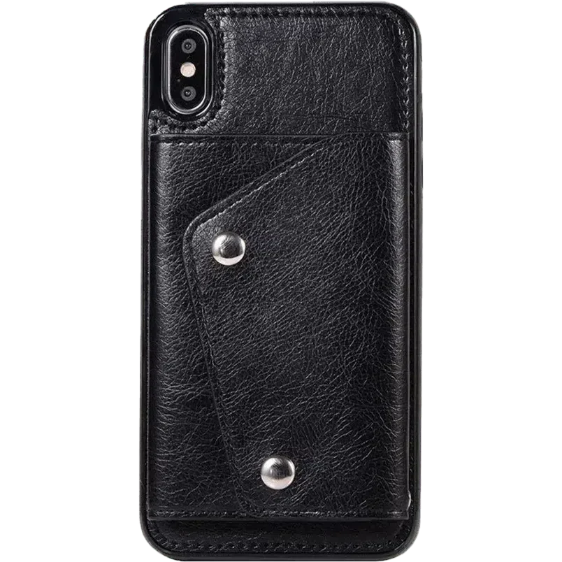 Black Vegan Leather | Wallet Case - Image 3