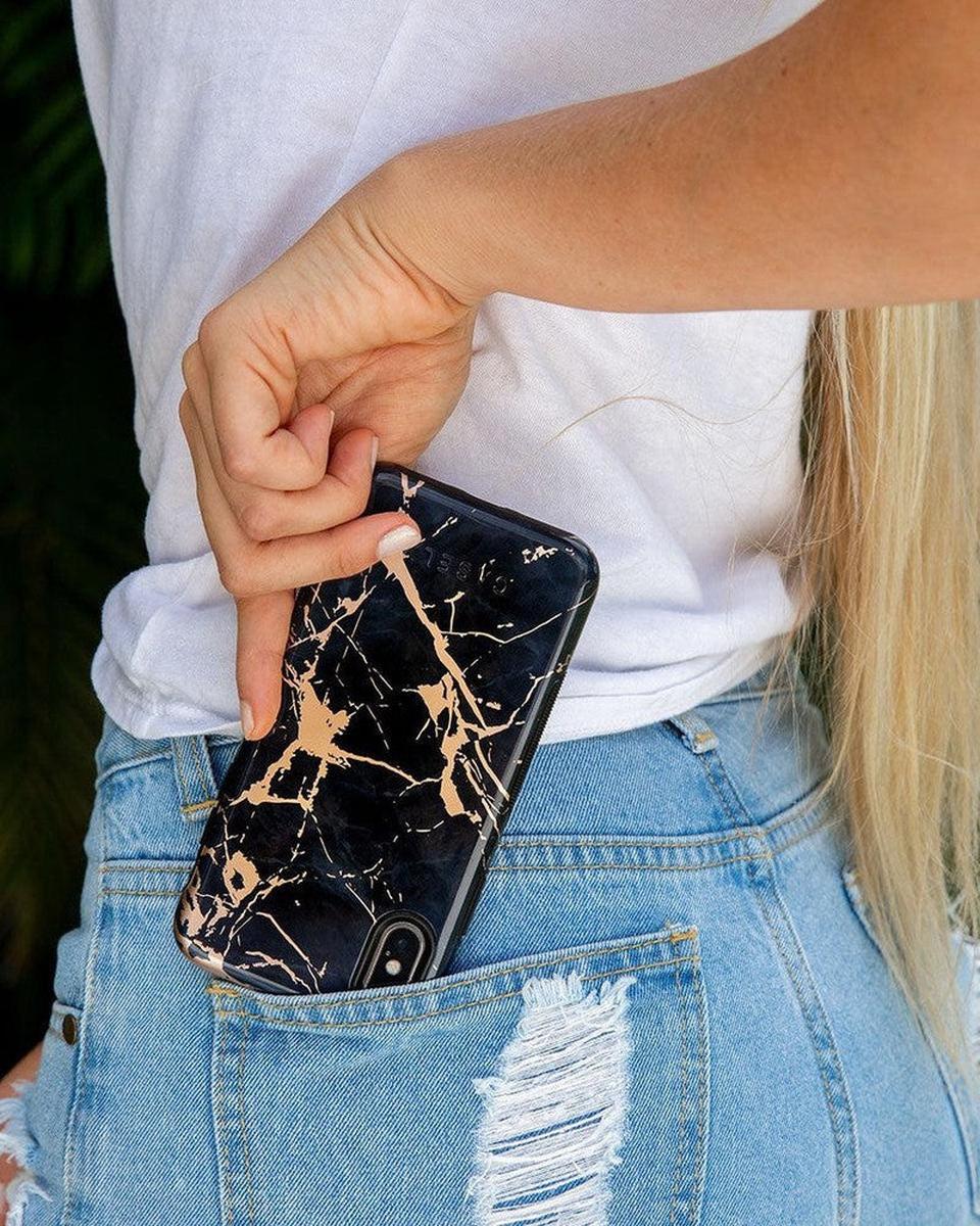 Hidden Gem | Rose Gold and Black Marble Case - Image 38