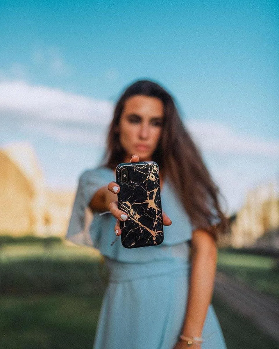 Hidden Gem | Rose Gold and Black Marble Case - Image 40