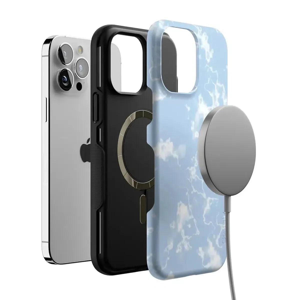 Light Blue Skies | Marble Clouds Case - Image 97
