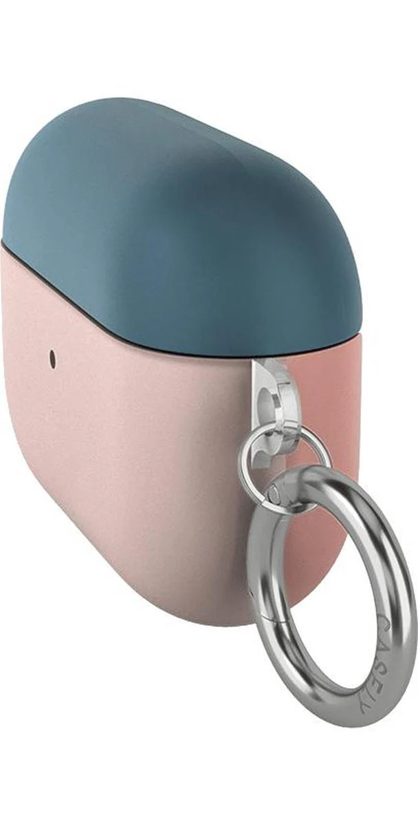 Pink & Navy Blue | Colorblock AirPods Case - Image 5