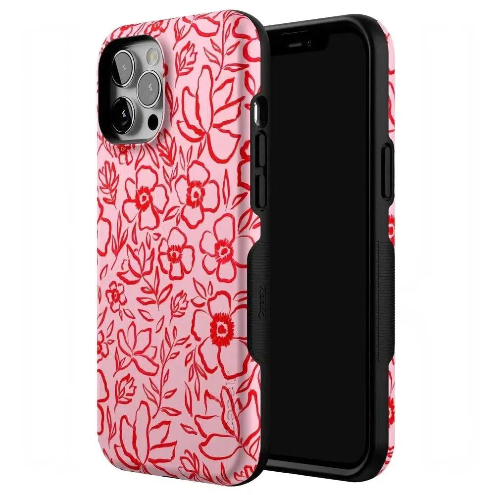 Blush Garden | Floral Doodle Case - Image 102