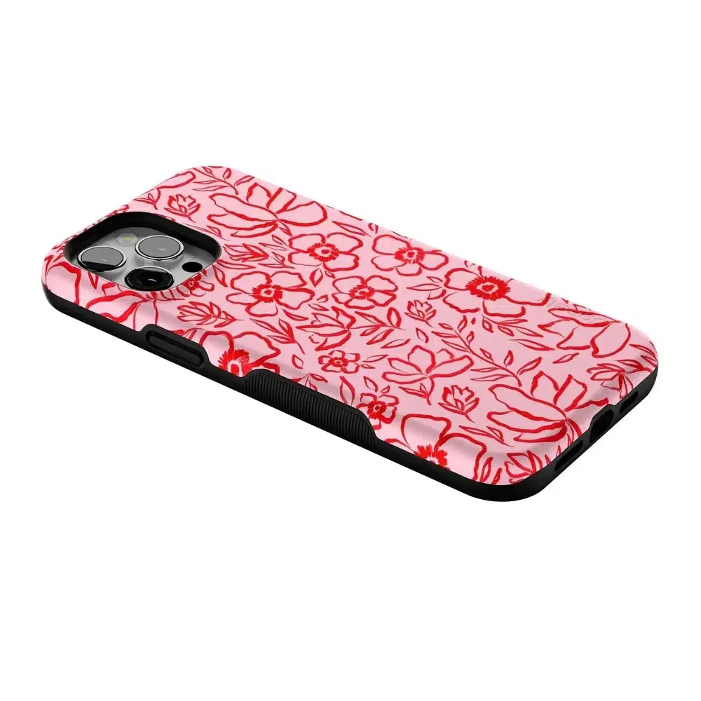 Blush Garden | Floral Doodle Case - Image 110