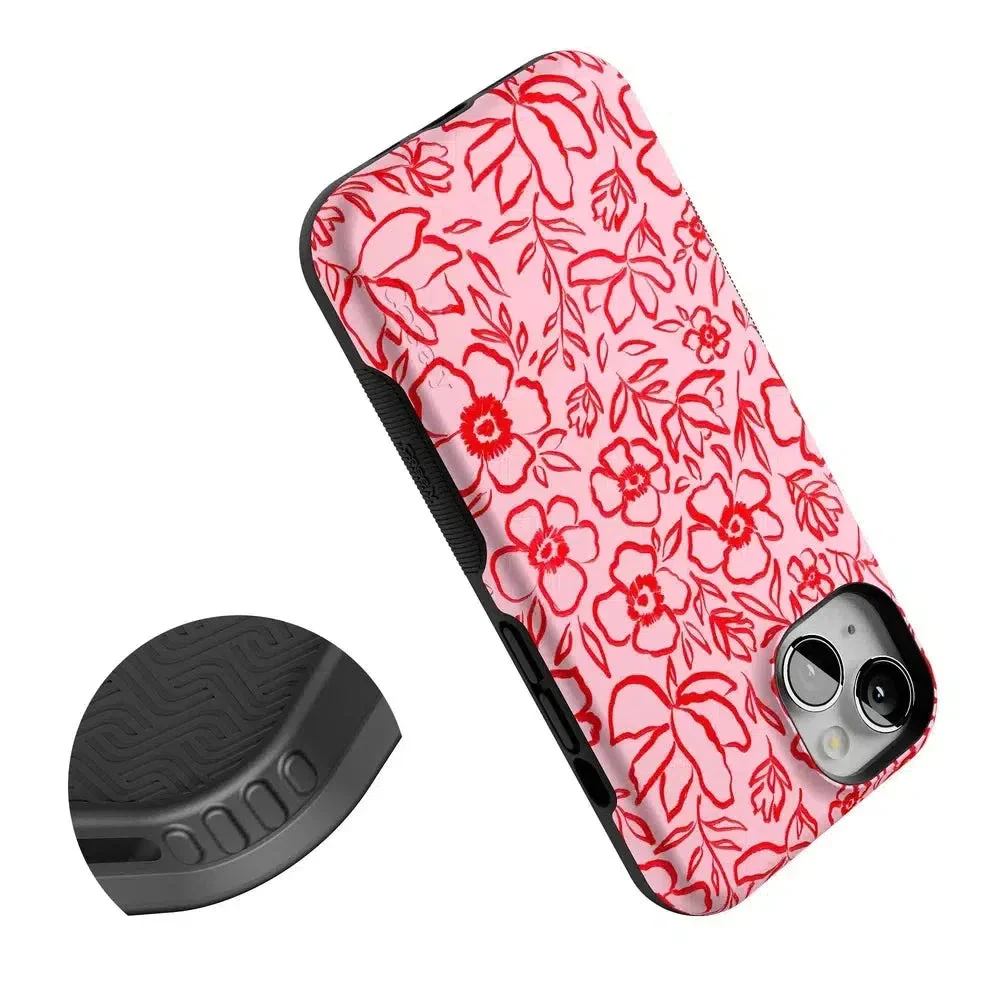 Blush Garden | Floral Doodle Case - Image 119