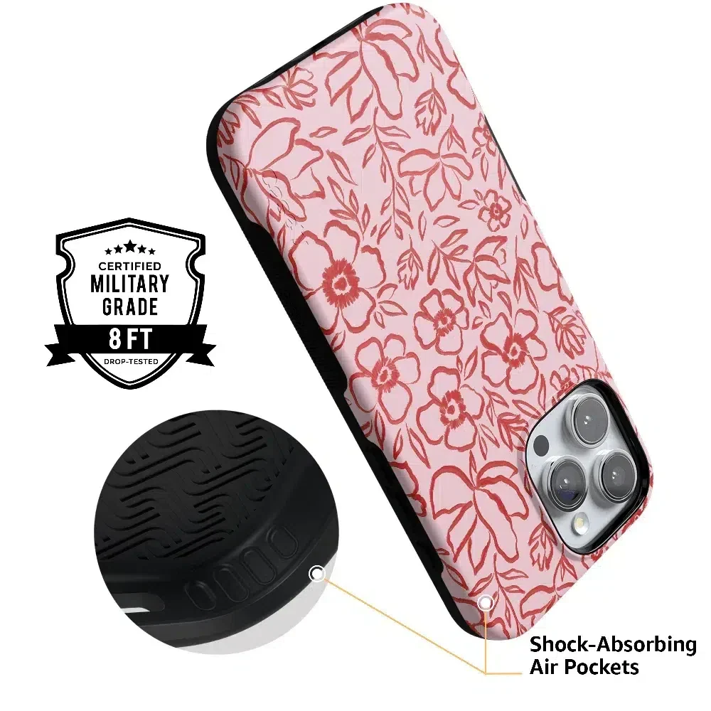 Blush Garden | Floral Doodle Case - Image 13