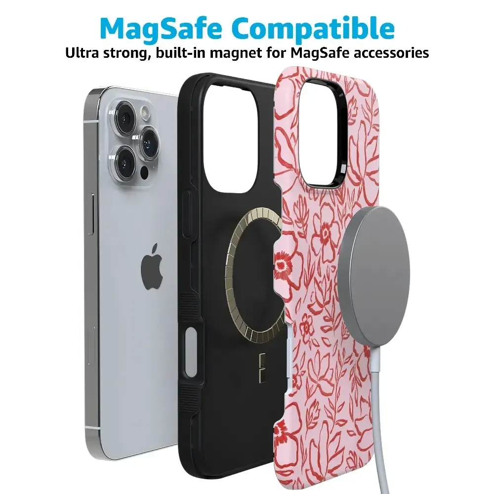 Blush Garden | Floral Doodle Case - Image 14