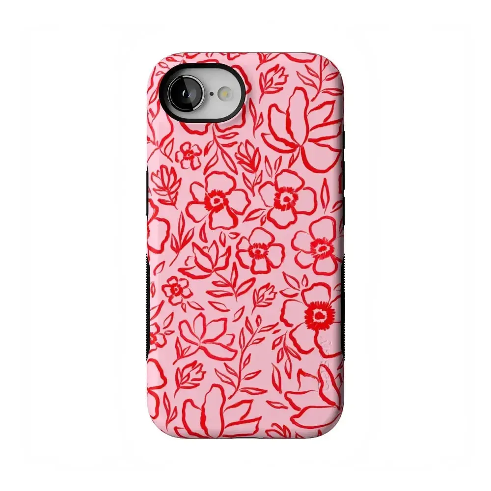 Blush Garden | Floral Doodle Case - Image 150