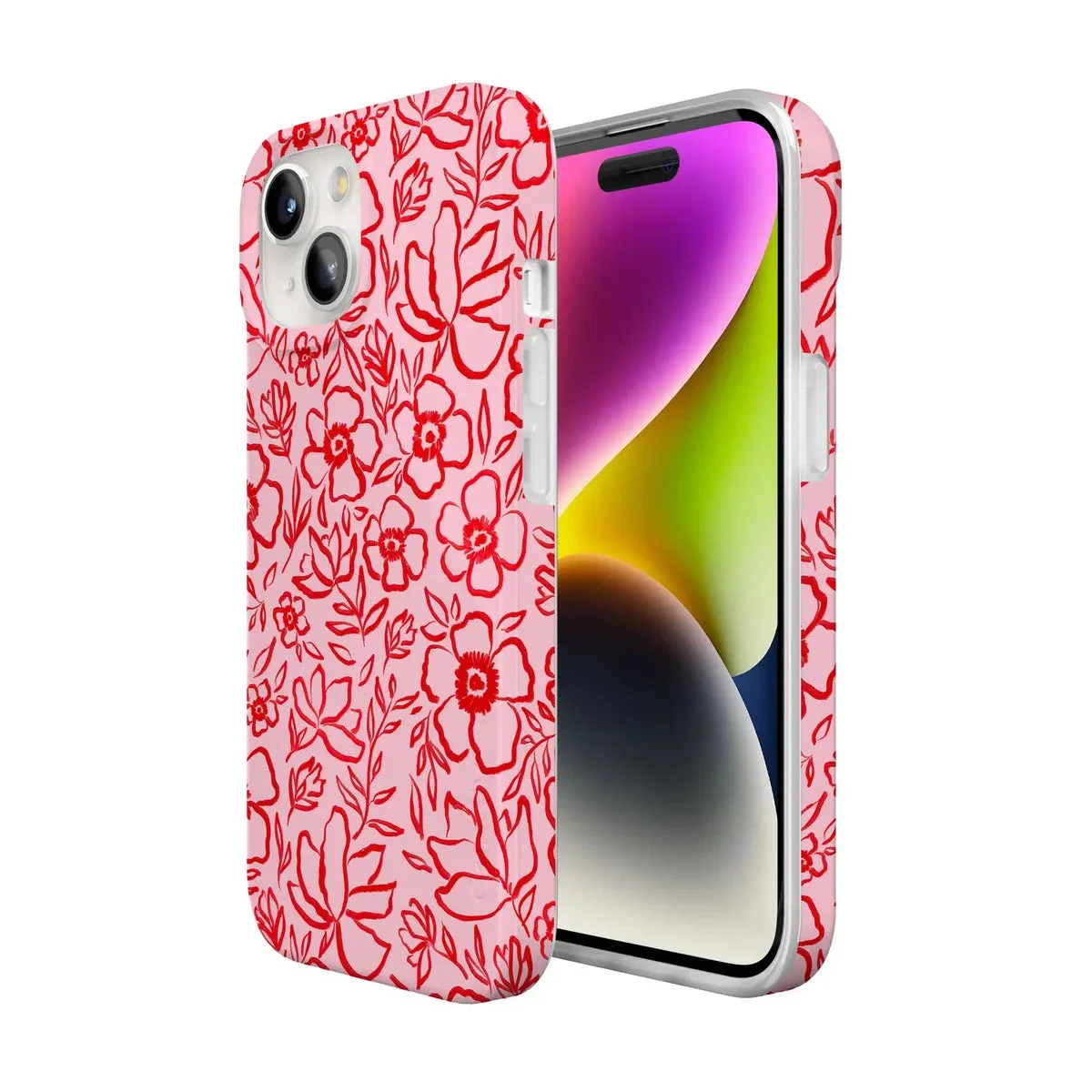 Blush Garden | Floral Doodle Case - Image 188
