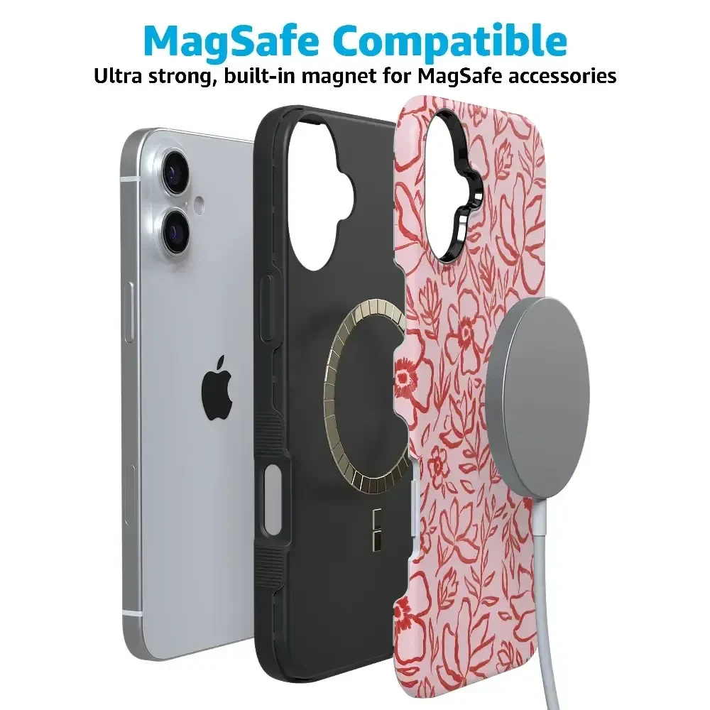 Blush Garden | Floral Doodle Case - Image 24