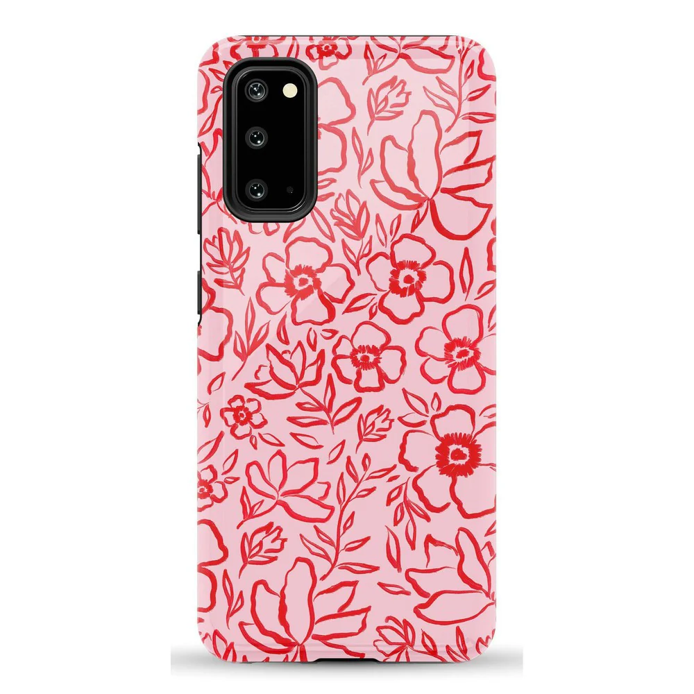 Blush Garden | Floral Doodle Case - Image 51