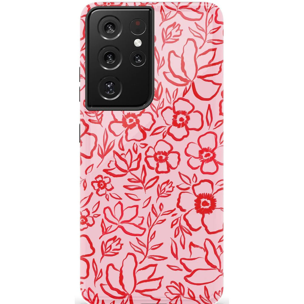 Blush Garden | Floral Doodle Case - Image 56