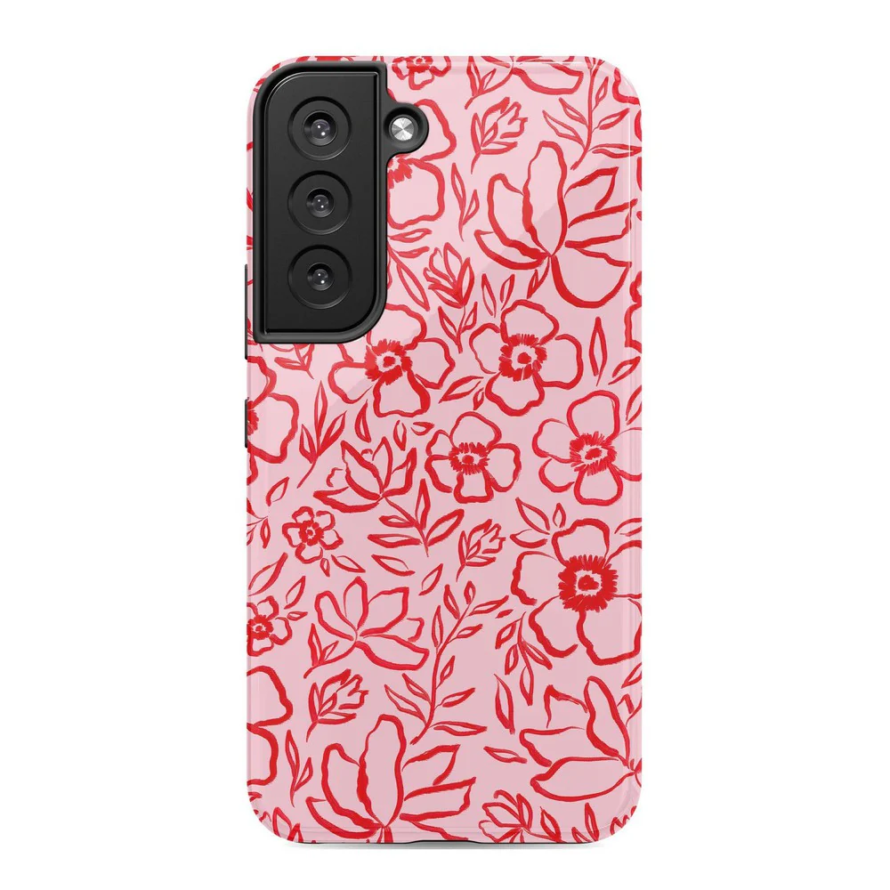 Blush Garden | Floral Doodle Case - Image 57